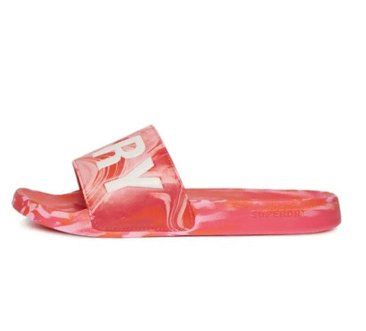 Γυναικείες παντόφλες Superdry  WF310218A  marble pink FLIP FLOPS WOMEN SUPERDRY WOMEN