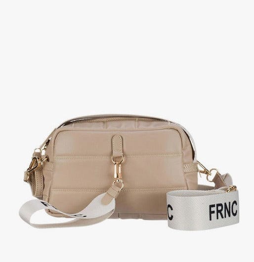 Γυναικεία τσάντα FRNC 2703 μπεζ-La Scarpa Shoes Γυναικεία τσάντα FRNC 2703 μπεζ Crosswise FRNC