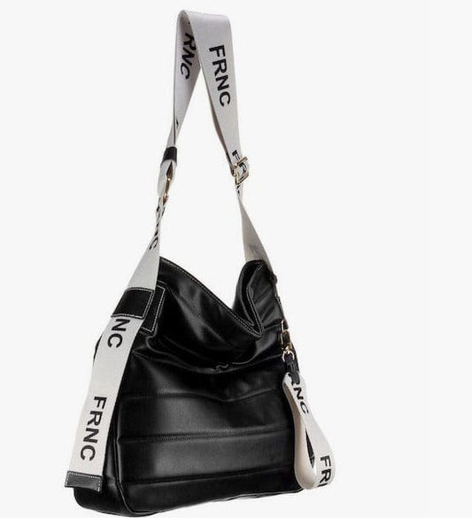 Γυναικεία τσάντα ώμου FRNC 2707 μαύρο-La Scarpa Shoes Γυναικεία τσάντα ώμου FRNC 2707 μαύρο Shoulder Bags FRNC