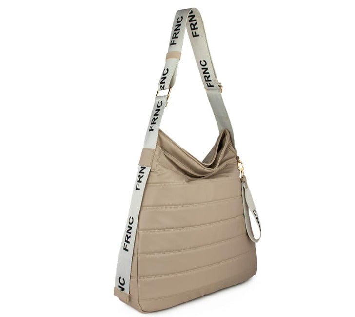 Γυναικεία τσάντα ώμου FRNC 2708 μπεζ-La Scarpa Shoes Γυναικεία τσάντα ώμου FRNC 2708 μπεζ Shoulder Bags FRNC