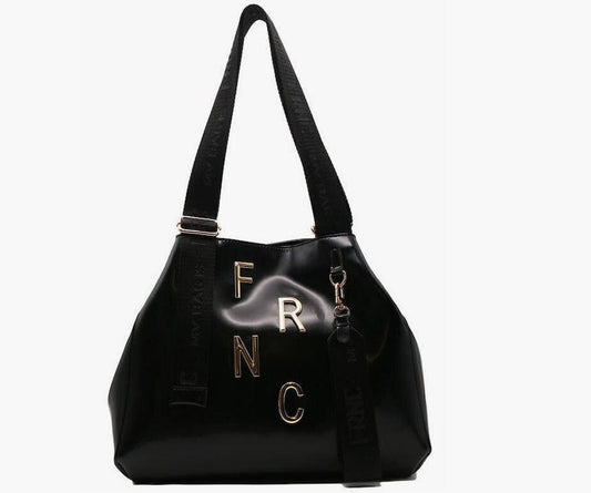 Γυναικείες τσάντες FRNC 4706 μαύρη-La Scarpa Shoes Γυναικείες τσάντες FRNC 4706 μαύρη Shoulder Bags FRNC