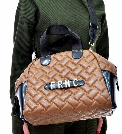 Γυναικεία τσάντα FRNC 9206 mocha-La Scarpa Shoes Γυναικεία τσάντα FRNC 9206 mocha Crosswise FRNC