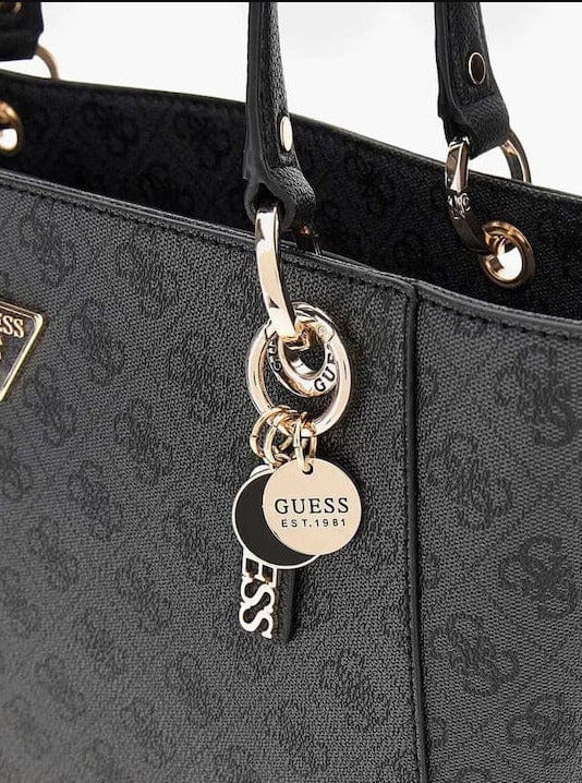 Γυναικεία τσάντα ώμου Guess BG967225 coal logo Γυναικεία τσάντα ώμου Guess BG967225 coal logo Shoulder Bags Guess