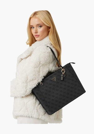Γυναικεία τσάντα ώμου Guess BG967225 coal logo Γυναικεία τσάντα ώμου Guess BG967225 coal logo Shoulder Bags Guess