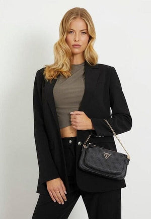 Γυναικεία τσάντα Guess ώμου & χιαστί BG967271 coal logo Γυναικεία τσάντα Guess ώμου & χιαστί BG967271 coal logo Crosswise Guess