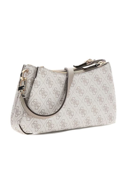 Γυναικεία τσάντα χιαστί Guess BG967273 dark taupe logo Γυναικεία τσάντα χιαστί Guess BG967273 dark taupe logo Crosswise Guess