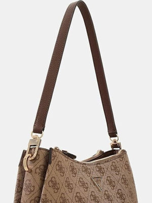 Γυναικεία τσάντα ώμου Guess BG967273 latte logo/brown Γυναικεία τσάντα ώμου Guess BG967273 latte logo/brown Shoulder Bags Guess