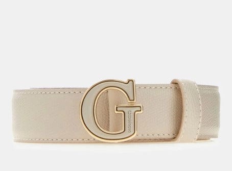 Γυναικεία ζώνη με αγκράφα μπεζ Guess BW9330P6130 Γυναικεία ζώνη με αγκράφα μπεζ Guess BW9330P6130 BELTS Guess