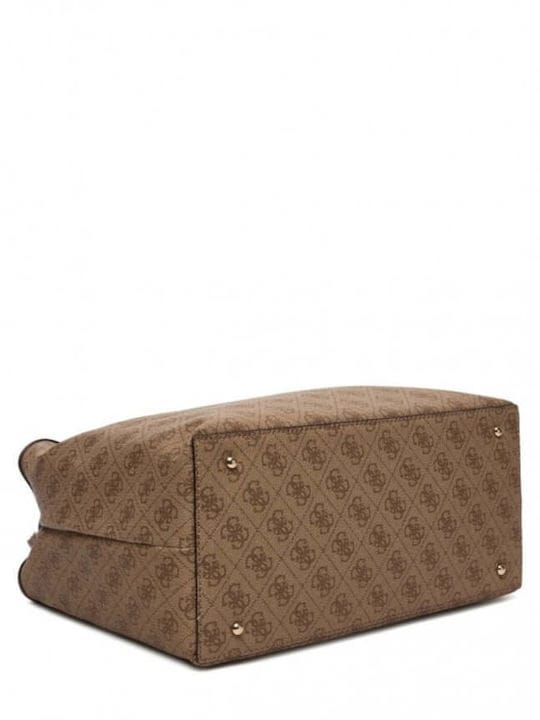 Γυναικεία τσάντα ώμου Guess ESG951428 latte logo/brown Γυναικεία τσάντα ώμου Guess ESG951428 latte logo/brown Shoulder Bags Guess