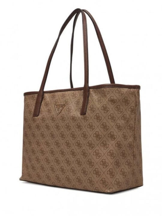 Γυναικεία τσάντα ώμου Guess ESG951428 latte logo/brown Γυναικεία τσάντα ώμου Guess ESG951428 latte logo/brown Shoulder Bags Guess