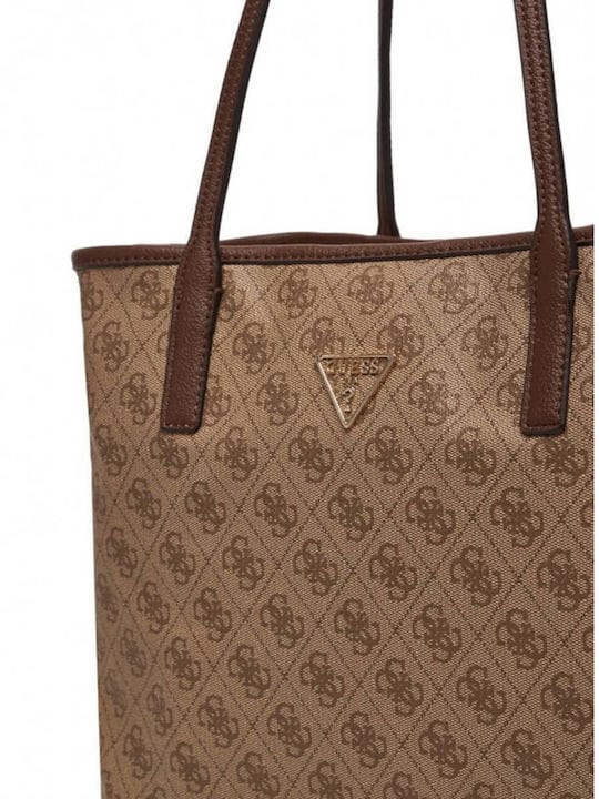 Γυναικεία τσάντα ώμου Guess ESG951428 latte logo/brown Γυναικεία τσάντα ώμου Guess ESG951428 latte logo/brown Shoulder Bags Guess