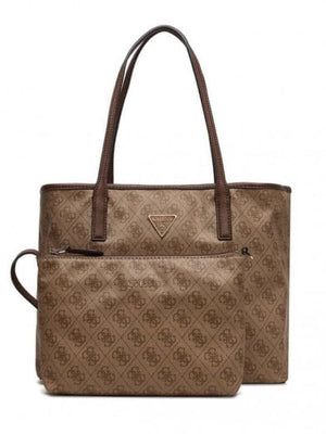 Γυναικεία τσάντα ώμου Guess ESG951428 latte logo/brown Γυναικεία τσάντα ώμου Guess ESG951428 latte logo/brown Shoulder Bags Guess