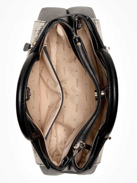 Γυναικεία τσάντα χειρός/χιαστί Guess JP990206 black logo Γυναικεία τσάντα χειρός/χιαστί Guess JP990206 black logo Handbag Guess