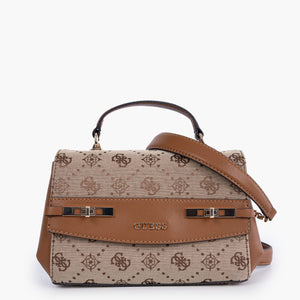 Γυναικεία τσάντα ώμου/χιαστί Guess JP990220 latte logo/brown Γυναικεία τσάντα ώμου/χιαστί Guess JP990220 latte logo/brown Shoulder Bags Guess