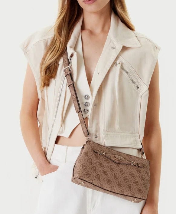 Γυναικεία τσάντα Guess Katya SG965212 latte logo Γυναικεία τσάντα Guess Katya SG965212 latte logo Crosswise Guess
