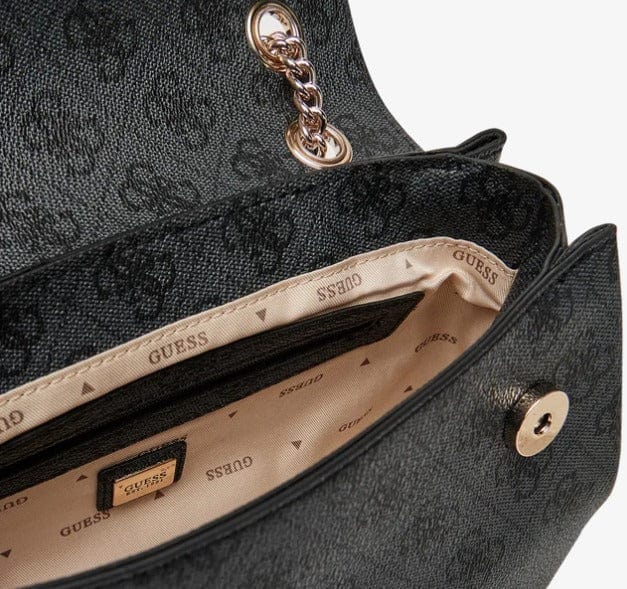 Γυναικεία τσάντα Guess Katya SG965221 coal logo Γυναικεία τσάντα Guess Katya SG965221 coal logo shoulder bags Guess