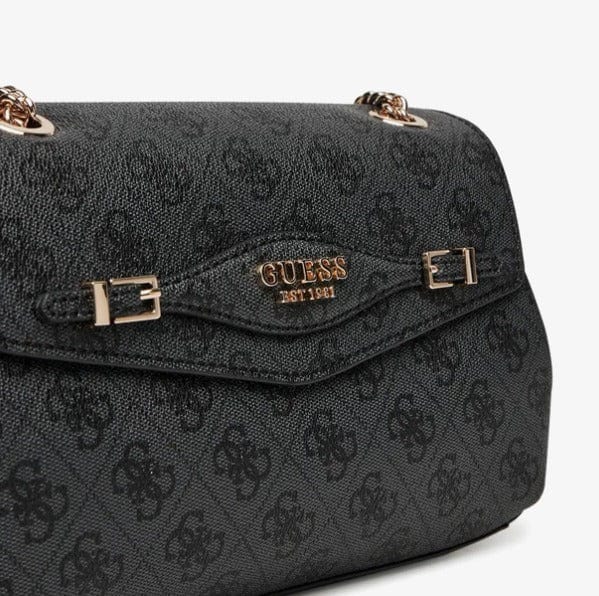 Γυναικεία τσάντα Guess Katya SG965221 coal logo Γυναικεία τσάντα Guess Katya SG965221 coal logo shoulder bags Guess