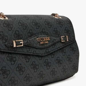 Γυναικεία τσάντα Guess Katya SG965221 coal logo Γυναικεία τσάντα Guess Katya SG965221 coal logo shoulder bags Guess