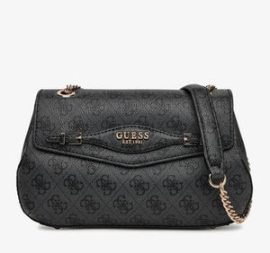 Γυναικεία τσάντα Guess Katya SG965221 coal logo Γυναικεία τσάντα Guess Katya SG965221 coal logo shoulder bags Guess