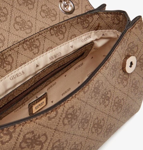 Γυναικεία τσάντα Guess Katya  SG965221 latte logo Γυναικεία τσάντα Guess Katya  SG965221 latte logo shoulder bags Guess
