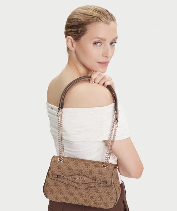 Γυναικεία τσάντα Guess Katya  SG965221 latte logo Γυναικεία τσάντα Guess Katya  SG965221 latte logo shoulder bags Guess