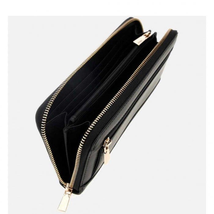 Γυναικείο πορτοφόλι μαύρο Guess NG9667146 Γυναικείο πορτοφόλι μαύρο Guess NG9667146 WALLETS Guess