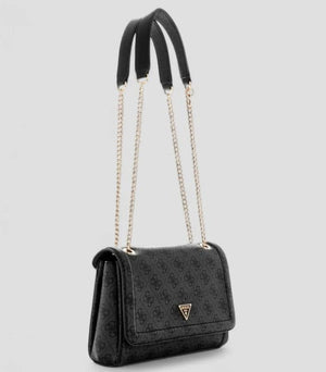 Γυναικεία τσάντα Guess Noelle II BG967221 coal logo Γυναικεία τσάντα Guess Noelle II BG967221 coal logo Shoulder Bags Guess