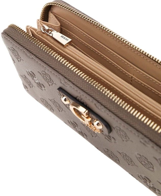 Γυναικείο πορτοφόλι Guess PD9529146 dark taupe Γυναικείο πορτοφόλι Guess PD9529146 dark taupe WALLETS Guess