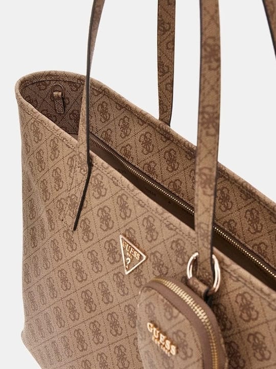 Γυναικεία τσάντα ώμου Guess Power play SL712424 latte logo Γυναικεία τσάντα ώμου Guess Power play SL712424 latte logo Shoulder Bags Guess