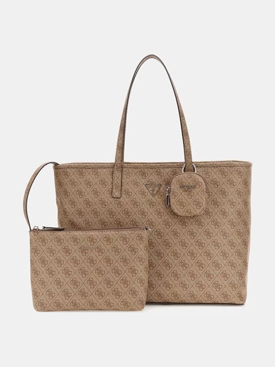 Γυναικεία τσάντα ώμου Guess Power play SL712424 latte logo Γυναικεία τσάντα ώμου Guess Power play SL712424 latte logo Shoulder Bags Guess