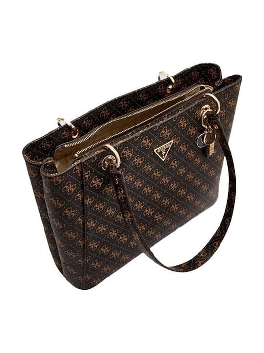 Γυναικεία τσάντα ώμου Guess QG967225 brown logo Γυναικεία τσάντα ώμου Guess QG967225 brown logo Shoulder Bags Guess