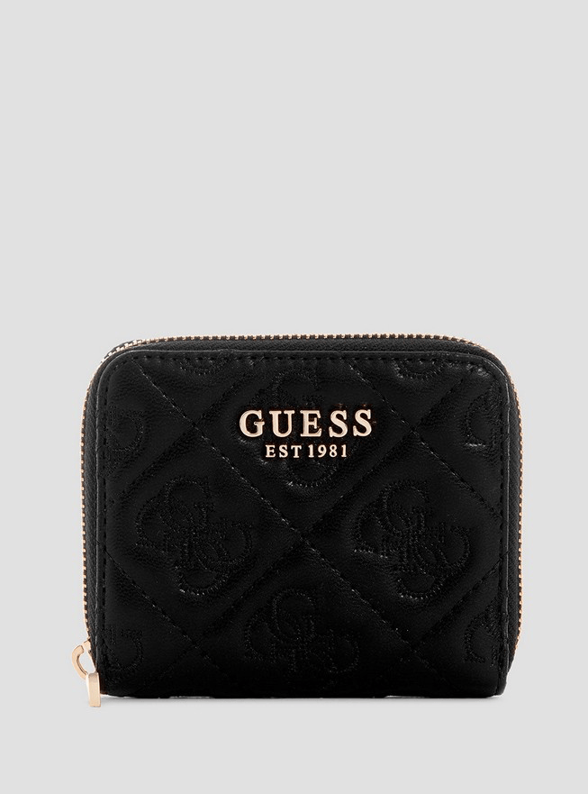 Γυναικείο πορτοφόλι μαύρο Guess QL9658137 Γυναικείο πορτοφόλι μαύρο Guess QL9658137 WALLETS Guess