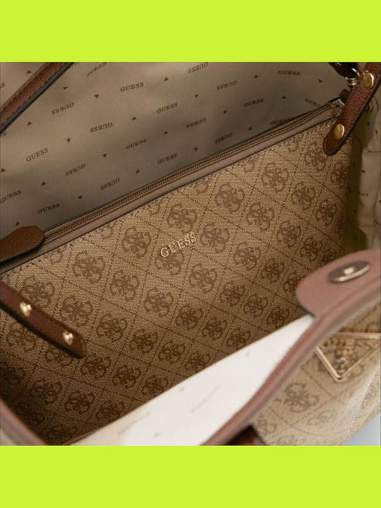 Γυναικεία τσάντα ώμου Guess Shopper ESG951429 latte logo Γυναικεία τσάντα ώμου Guess Shopper ESG951429 latte logo Shoulder Bags Guess