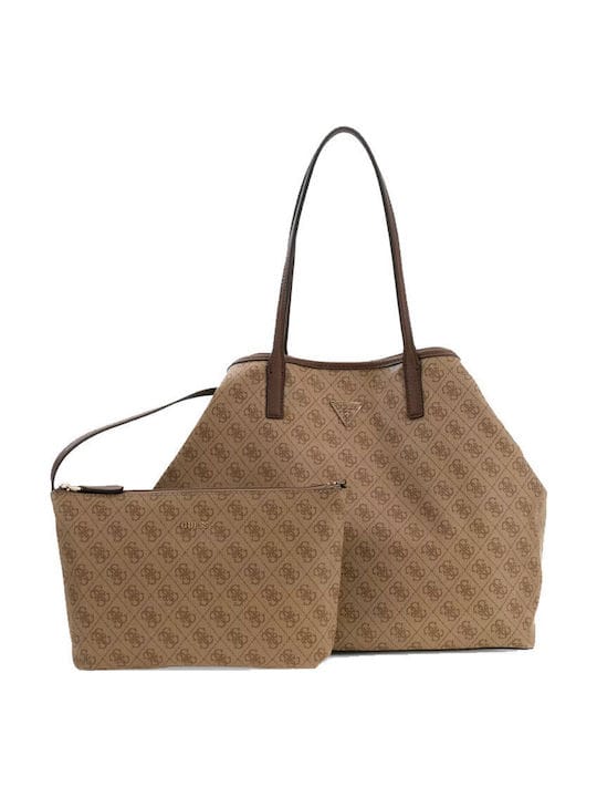 Γυναικεία τσάντα ώμου Guess Shopper ESG951429 latte logo Γυναικεία τσάντα ώμου Guess Shopper ESG951429 latte logo Shoulder Bags Guess