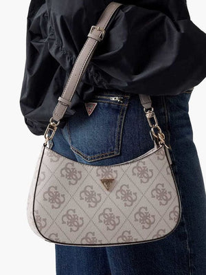 Γυναικεία τσάντα ώμου Guess SO967218 dark taupe logo Γυναικεία τσάντα ώμου Guess SO967218 dark taupe logo Shoulder Bags Guess