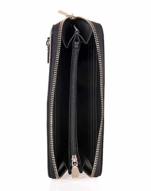 Γυναικείο πορτοφόλι Guess ZG7459146 μαύρο Γυναικείο πορτοφόλι Guess ZG7459146 μαύρο WALLETS Guess