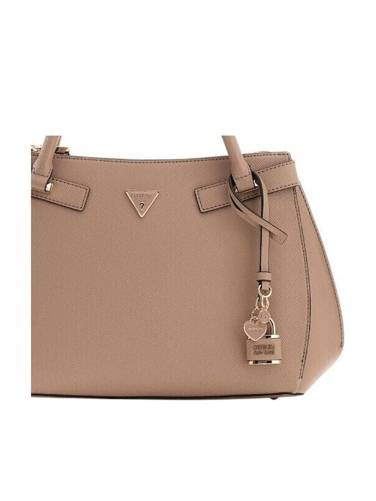 Γυναικεία τσάντα χειρός Guess ZG809106 pale mocha Γυναικεία τσάντα χειρός Guess ZG809106 pale mocha Handbag Guess