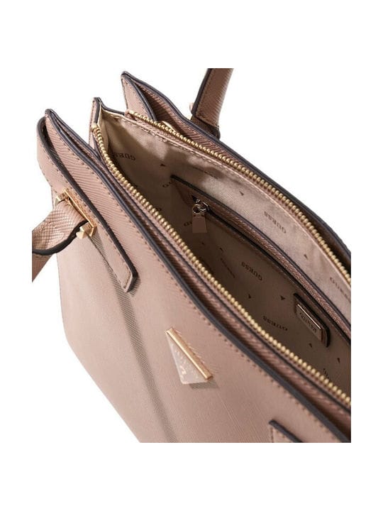 Γυναικεία τσάντα χειρός Guess ZG809106 pale mocha Γυναικεία τσάντα χειρός Guess ZG809106 pale mocha Handbag Guess