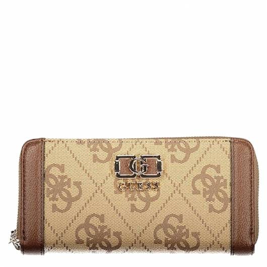 Γυναικείο πορτοφόλι latte logo/brown Guess OS9901146 Γυναικείο πορτοφόλι latte logo/brown Guess OS9901146 WALLETS Guess
