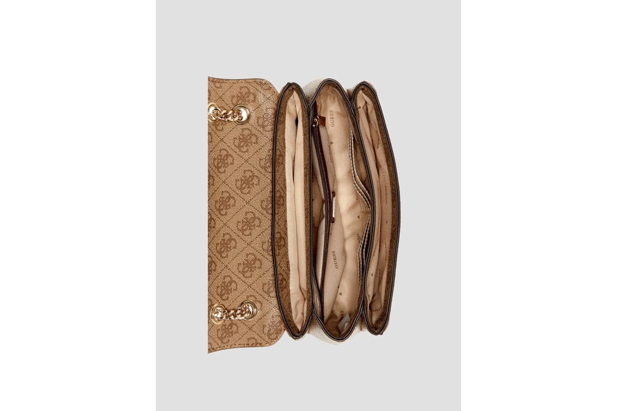 Γυναικεία τσάντα ώμου/χιαστί latte logo Guess BG967221 Γυναικεία τσάντα ώμου/χιαστί latte logo Guess BG967221 Shoulder Bags Guess