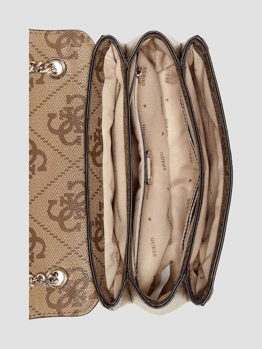 Γυναικεία τσάντα ώμου/χιαστί latte logo Guess OS967221 Γυναικεία τσάντα ώμου/χιαστί latte logo Guess OS967221 Shoulder Bags Guess