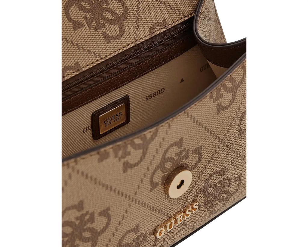 Γυναικεία τσάντα ώμου latte logo Guess OS990118 Γυναικεία τσάντα ώμου latte logo Guess OS990118 Shoulder Bags Guess