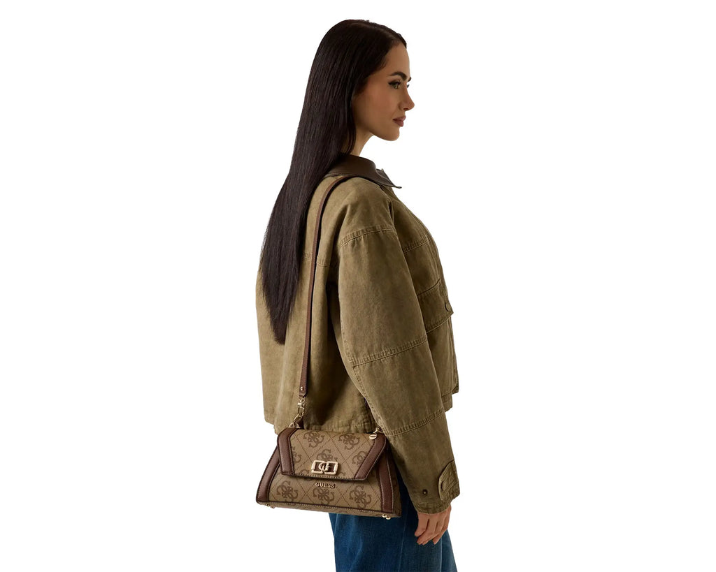 Γυναικεία τσάντα ώμου latte logo Guess OS990118 Γυναικεία τσάντα ώμου latte logo Guess OS990118 Shoulder Bags Guess