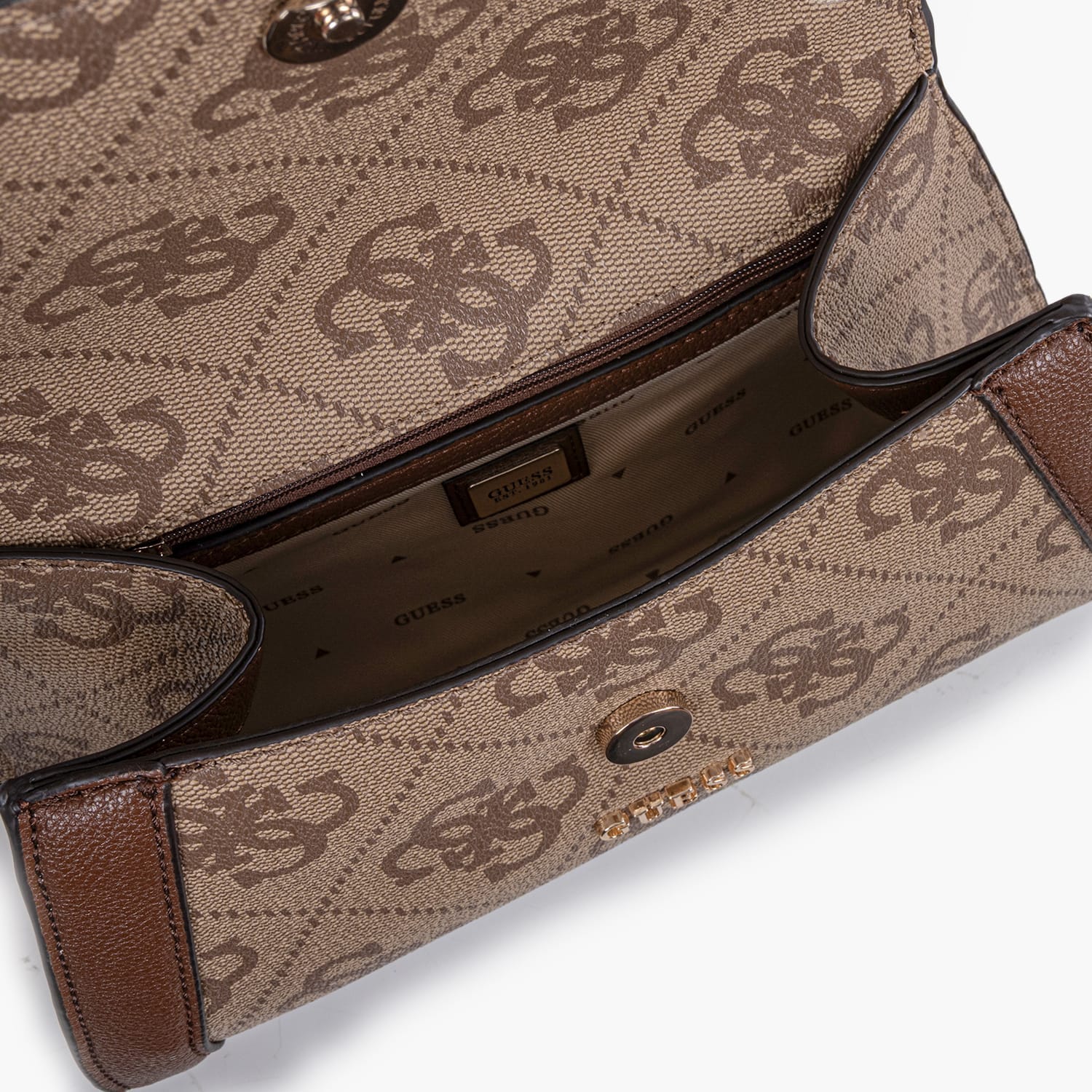 Γυναικεία τσάντα ώμου/χιαστί latte logo Guess OS990119 Γυναικεία τσάντα ώμου/χιαστί latte logo Guess OS990119 Shoulder Bags Guess