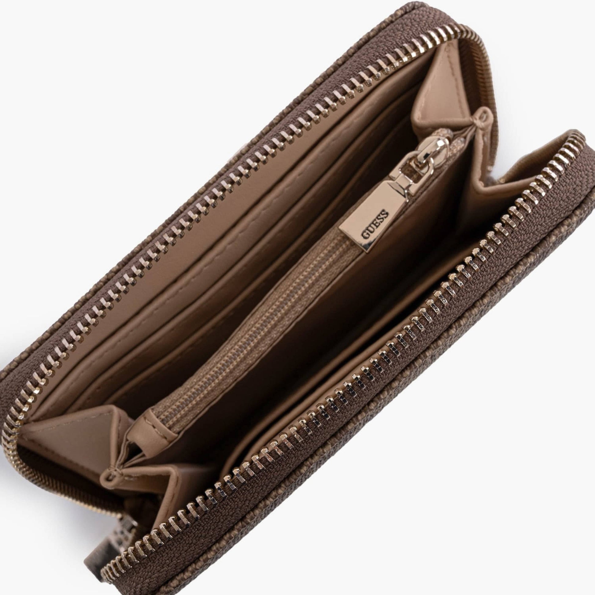 Γυναικείο πορτοφόλι latte logo Guess SO7459140 Γυναικείο πορτοφόλι latte logo Guess SO7459140 WALLETS Guess