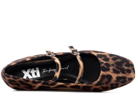 Γυναικεία μπαλαρίνα Leopard XTI 144701 Γυναικεία μπαλαρίνα Leopard XTI 144701 BALLARINAS XTI