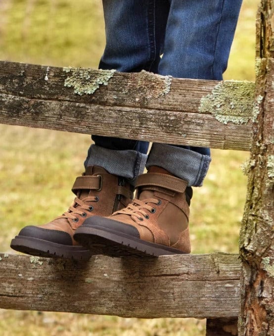 Παιδικά σπορ μποτάκια Mayora 44412 καφέ-La Scarpa Shoes Παιδικά σπορ μποτάκια Mayora 44412 καφέ BOYS MAYORAL