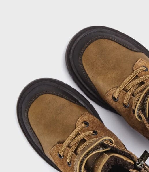 Παιδικά σπορ μποτάκια Mayora 44412 καφέ-La Scarpa Shoes Παιδικά σπορ μποτάκια Mayora 44412 καφέ BOYS MAYORAL