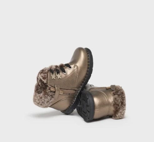 Παιδικά μποτάκια Mayoral 42399 bronce-La Scarpa Shoes Παιδικά μποτάκια Mayoral 42399 bronce GIRLS MAYORAL
