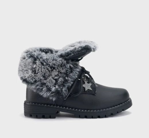 Παιδικά μποτάκια Mayoral 44392 black-La Scarpa Shoes Παιδικά μποτάκια Mayoral 44392 black GIRLS MAYORAL